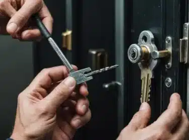 Repairing a faulty door lock
