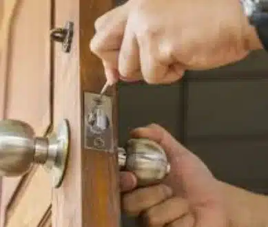 Fixing a broken door lock