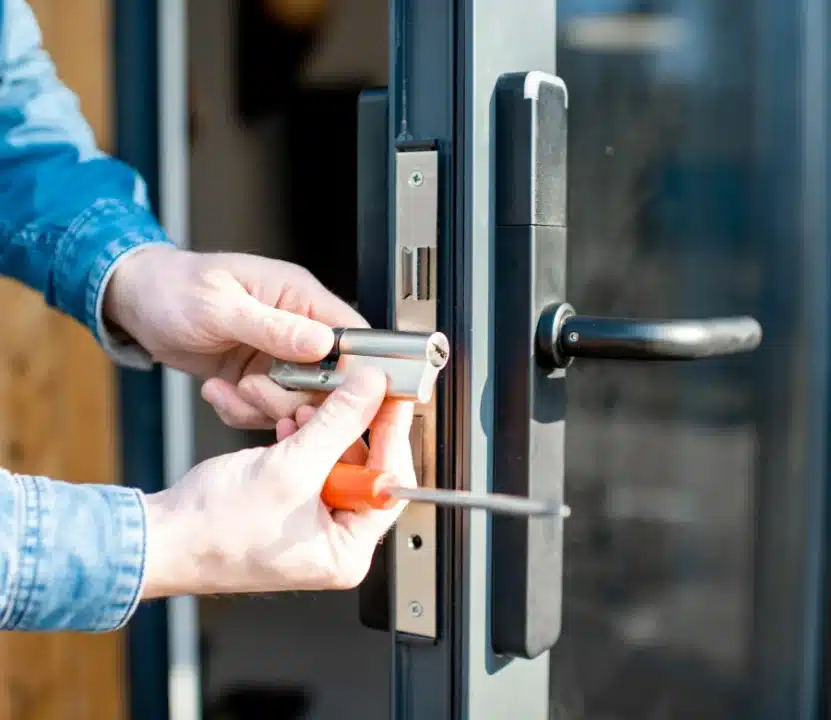 UPVC Door Lock Repair & Replacement Lock upgrade on a door