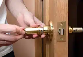 Home Wooden door with simple lock