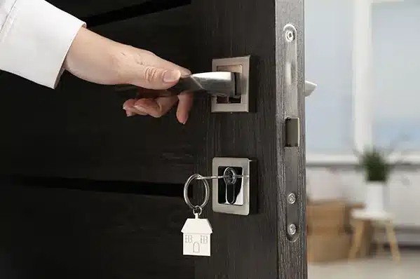 Broken or Stuck Key Removal New keys in a new door