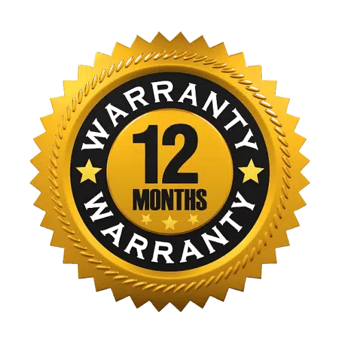 Home we offer 12 month warranty